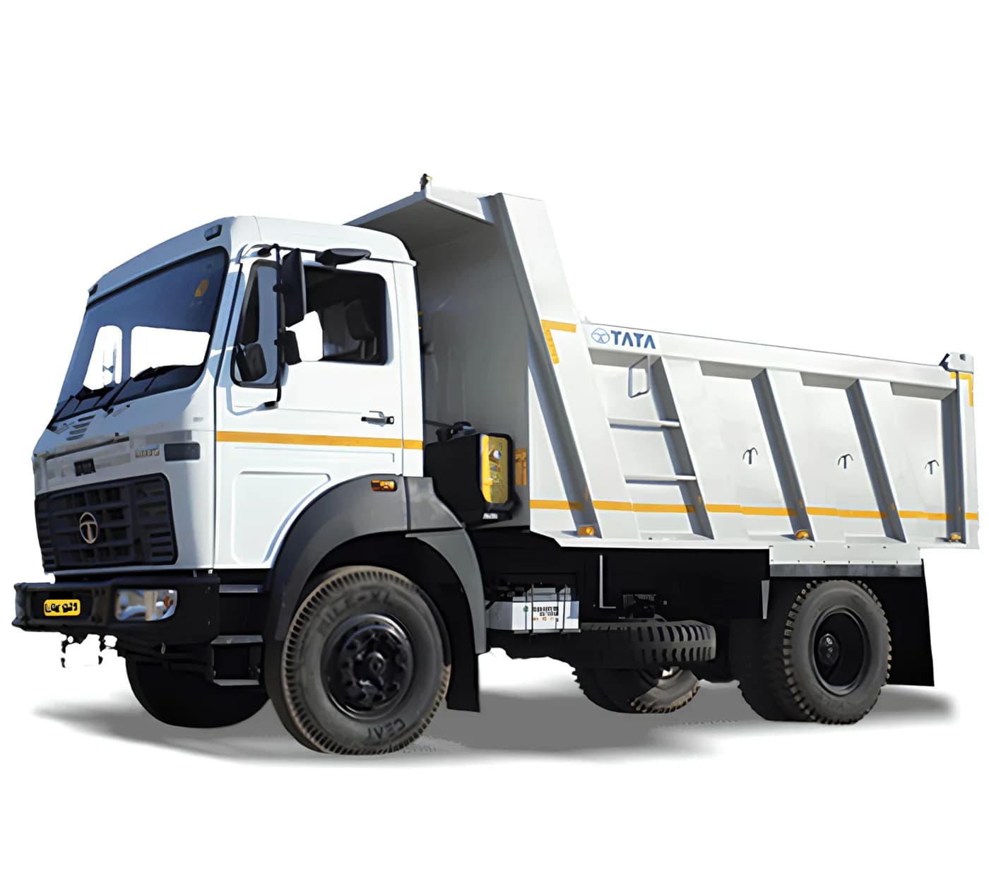 Tata 15-tonne dump truck.