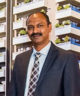 Portrait of Ramesh Babu, Chief Projects Director.