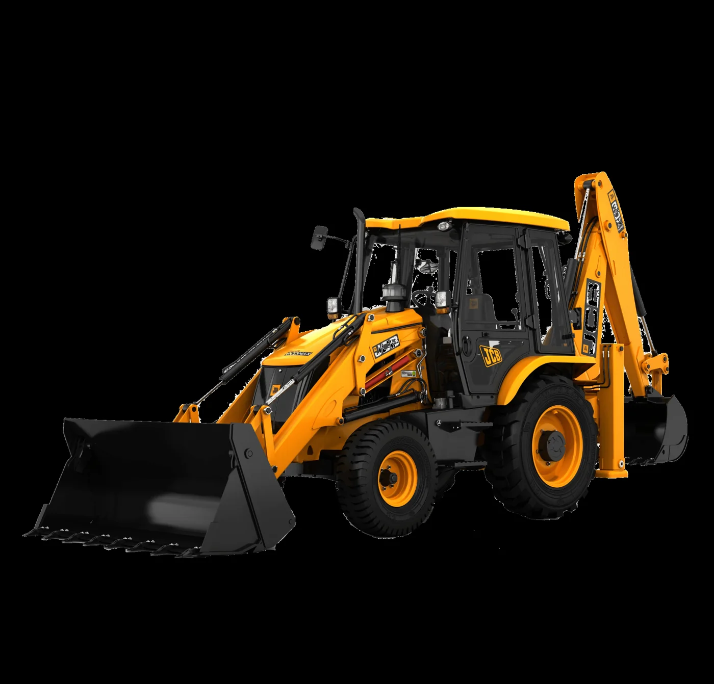 JCB 3DX Super backhoe loader.