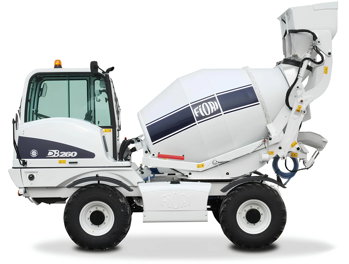 Fiori DB 260 self-loading concrete mixer.