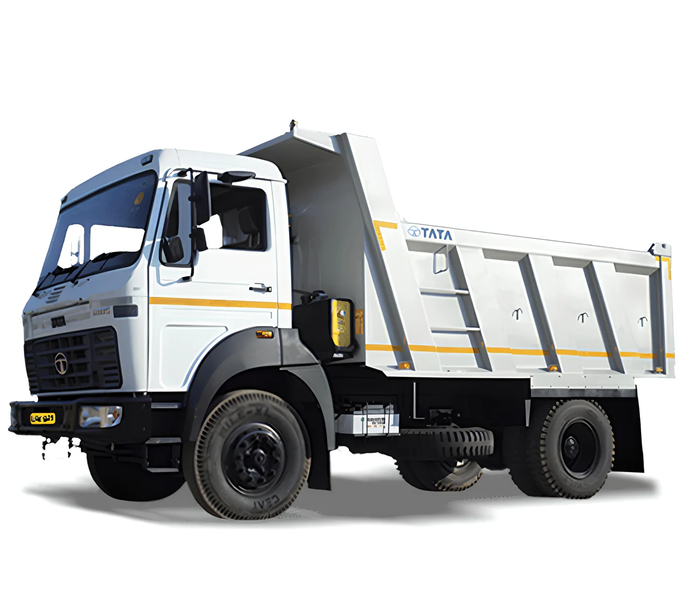 Tata 15-tonne dump truck.