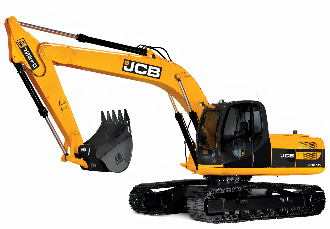 JCB JS205 tracked excavator.